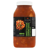Lion Sweet & Sour Cooking Sauce with Vegetables 2.27 Litres  Adomoo